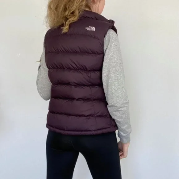 Vintage The North Face 700 Down Puffer Vest Purple Women's Size S - Picture 10 of 10